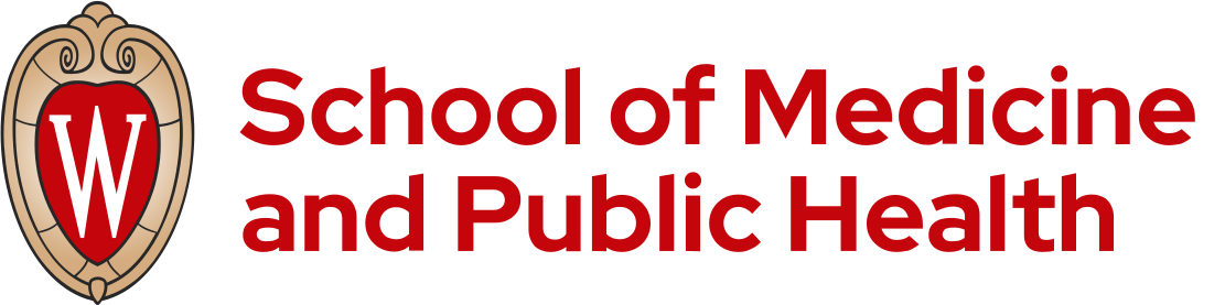 The logo for the University of Wisconsin School of Medicine and Public Health