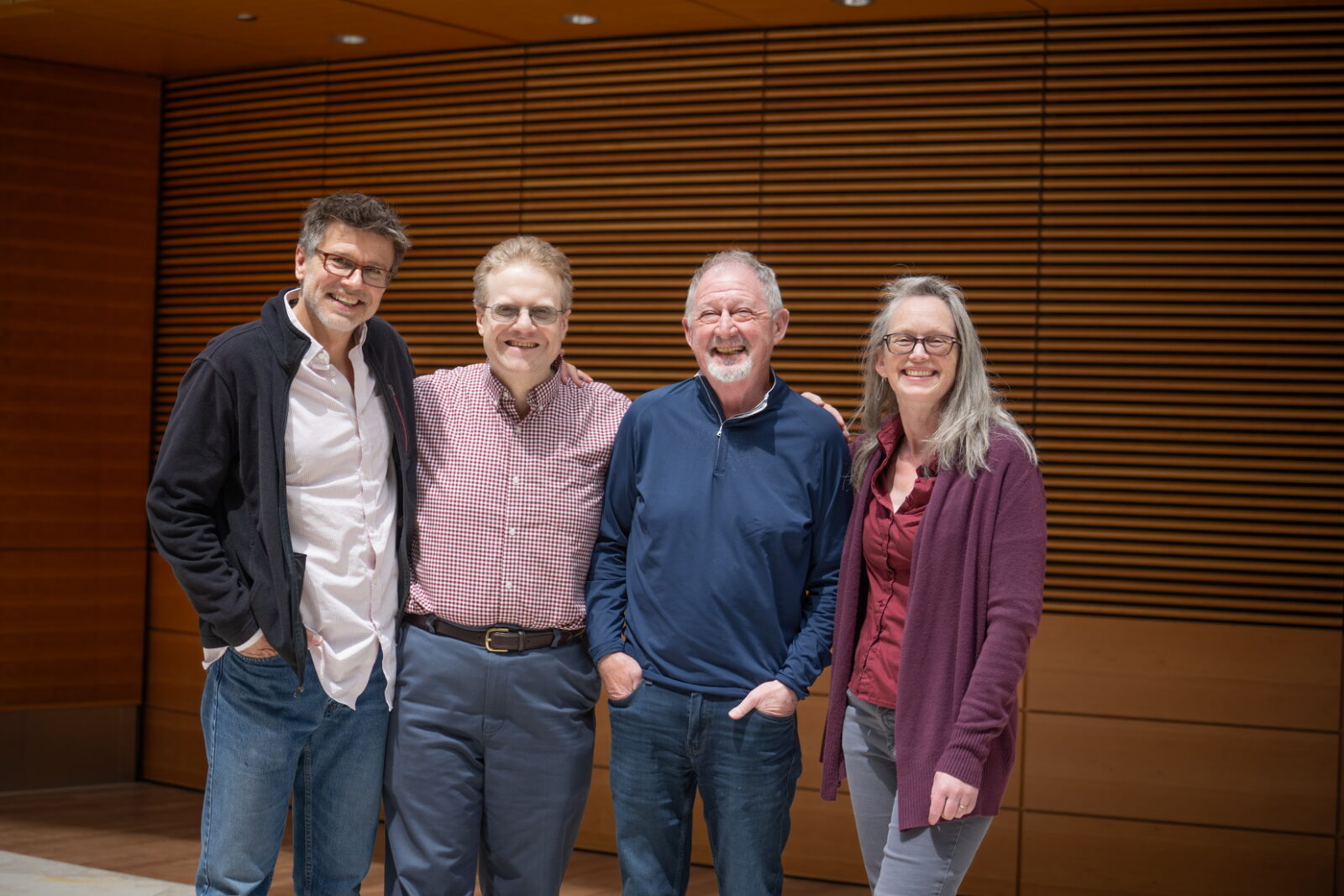 Image of WiNSC Directors with Richard Weindruch, PhD, recipient of the 2026 Pioneer in Aging Award